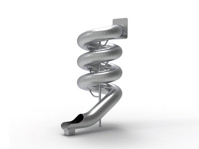 YKR-18 Üçlü Spiral Krom Tüp Kaydırak